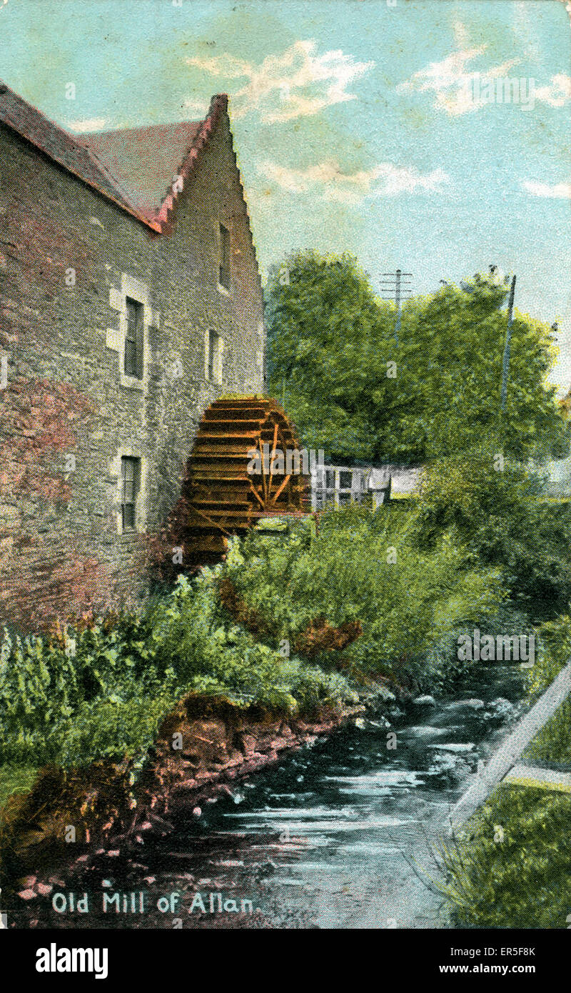 The Old Mill, Bridge of Allan, Stirlingshire Stock Photo