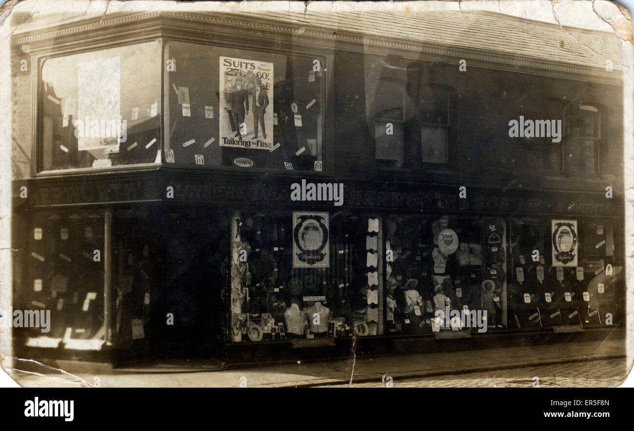 Shopfront, Radcliffe, Lancashire Stock Photo