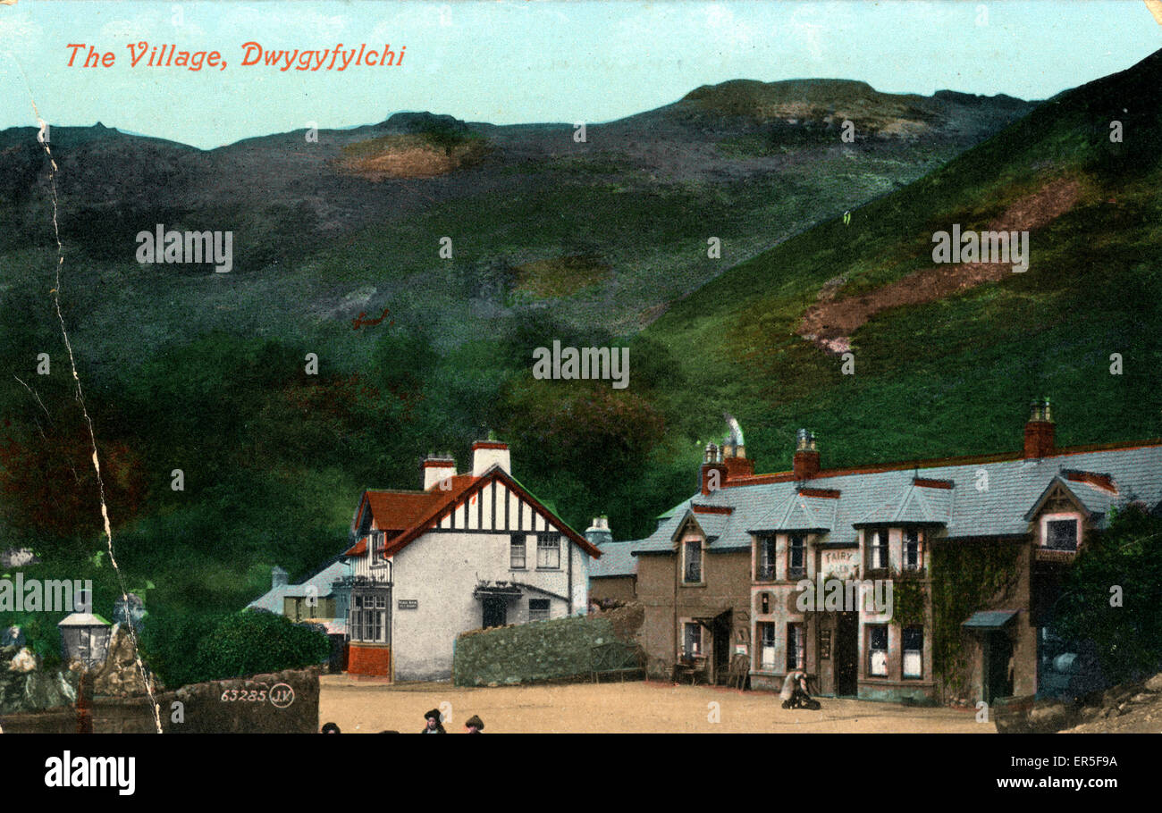 The Village, Dwygyfylchi, Gwynedd Stock Photo