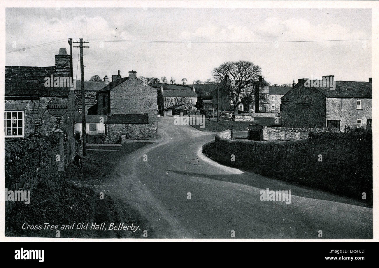 The Village, Bellerby, Yorkshire Stock Photo - Alamy