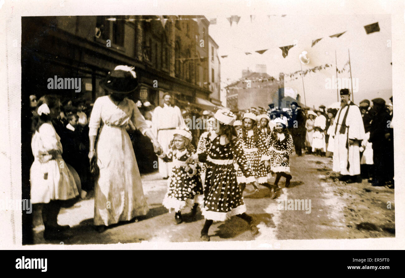 Parade, Ireleth, AskaminFurness, near DaltoninFurness, Cumbria