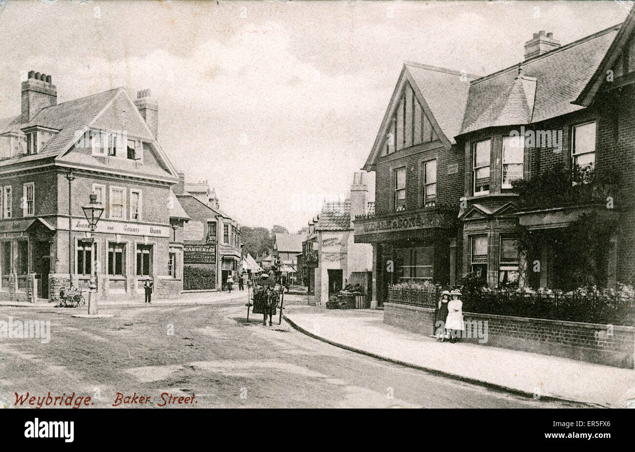 Baker Street, Weybridge, Surrey Stock Photo Alamy