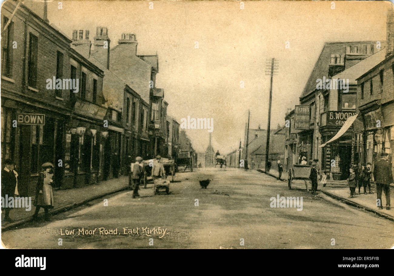 Low Moor Road, East Kirkby, Nottinghamshire Stock Photo Alamy