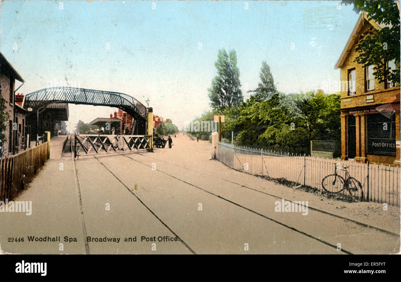 Railway Station, Woodhall Spa, near Horncastle, Lincolnshire, England