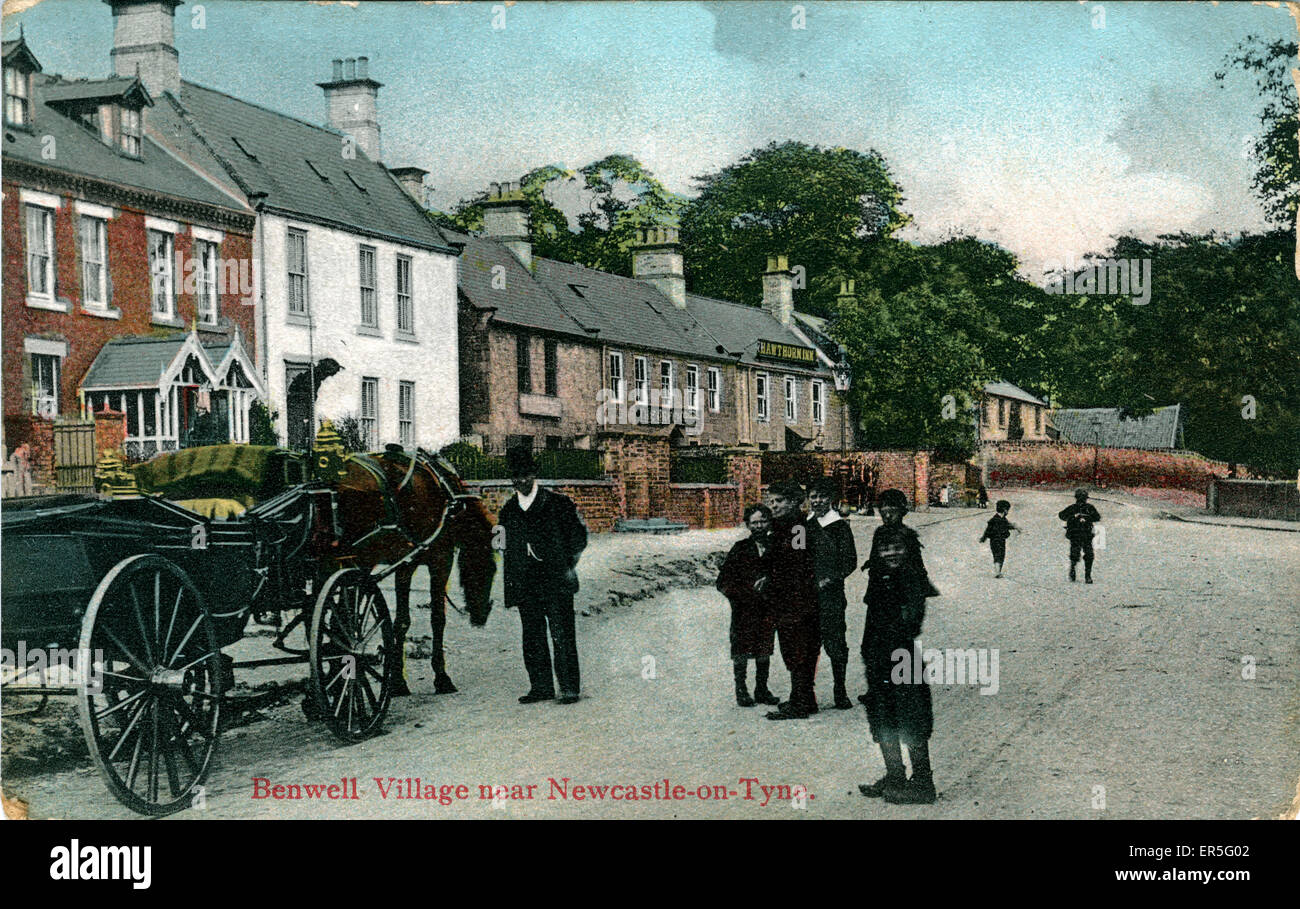 The Village, Benwell, Newcastle upon Tyne, near Elswick Stock Photo Alamy