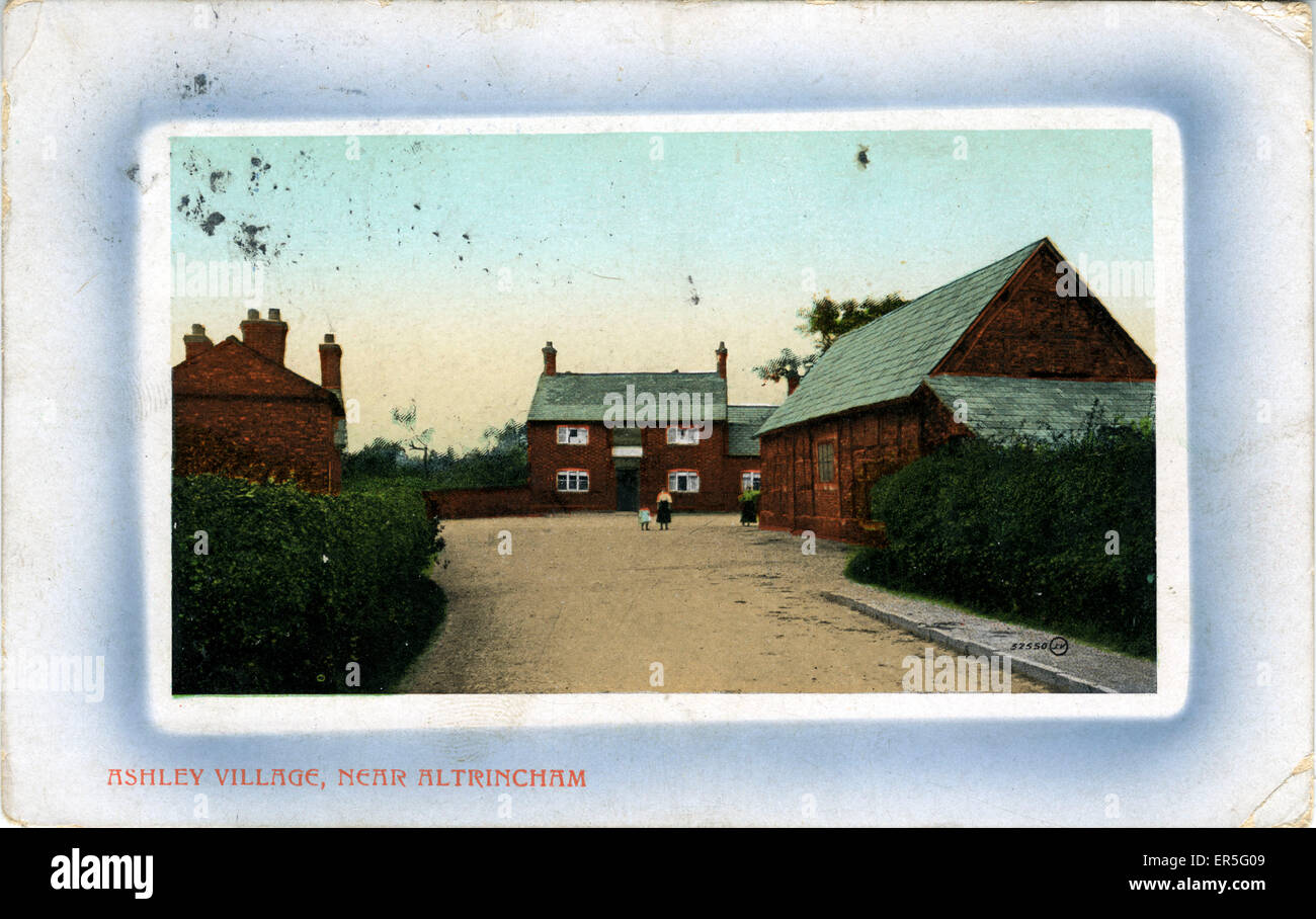 The Village, Ashley, Cheshire Stock Photo Alamy