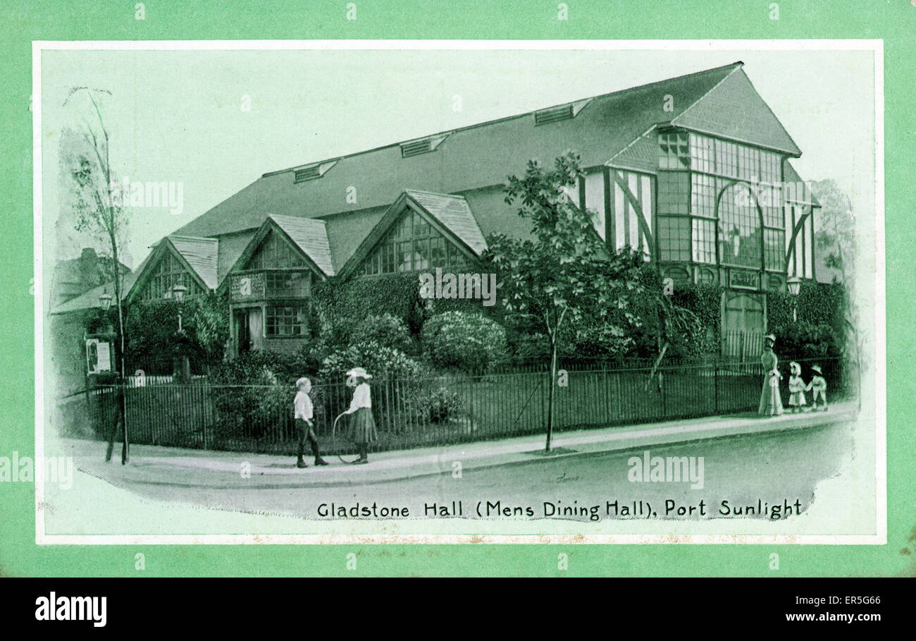 Gladstone Hall, Port Sunlight, Cheshire Stock Photo Alamy