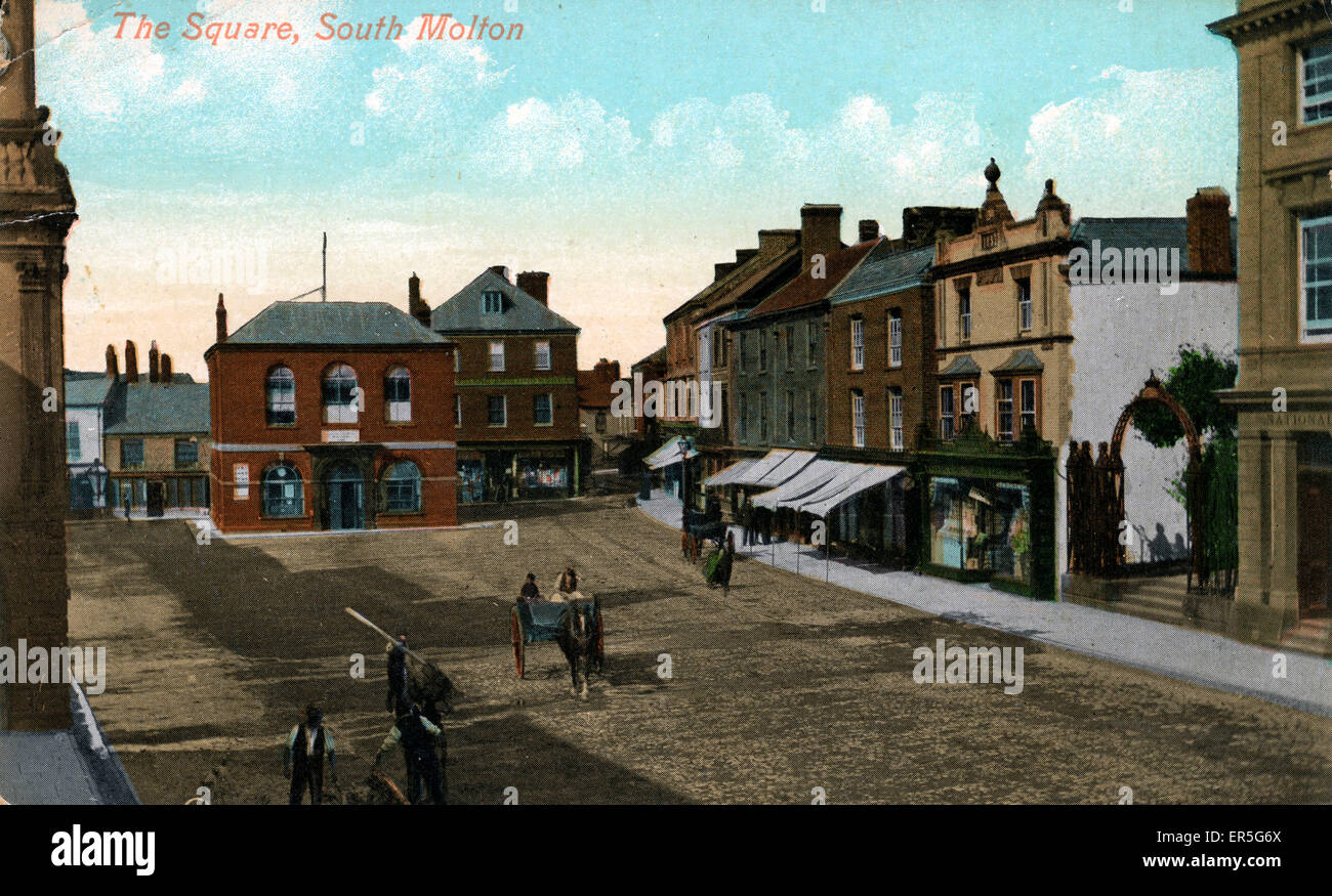 The Square South Molton Devon Stock Photo Alamy The Square South Molton Devon Stock Photo Alamy