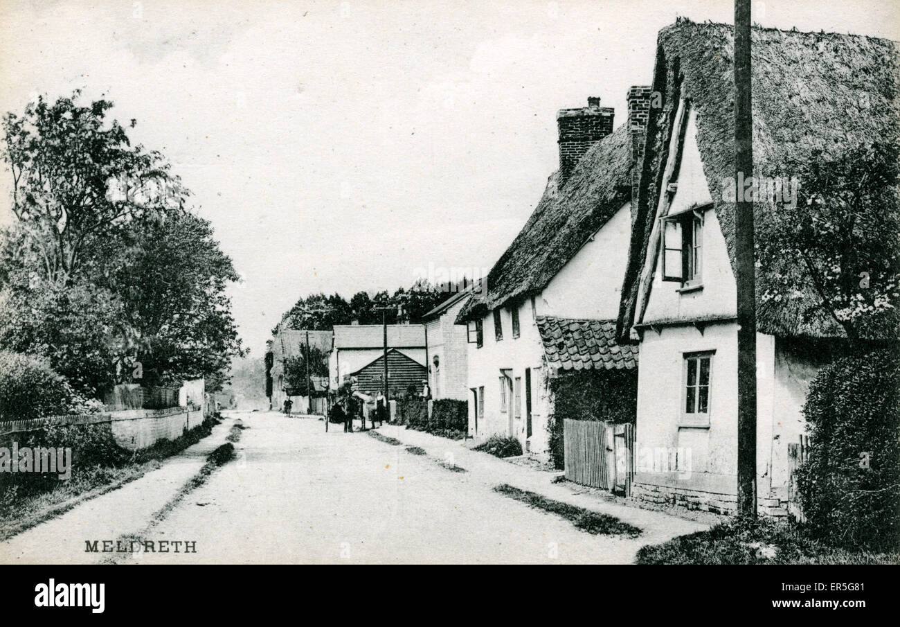 The Village, Meldreth, Cambridgeshire Stock Photo
