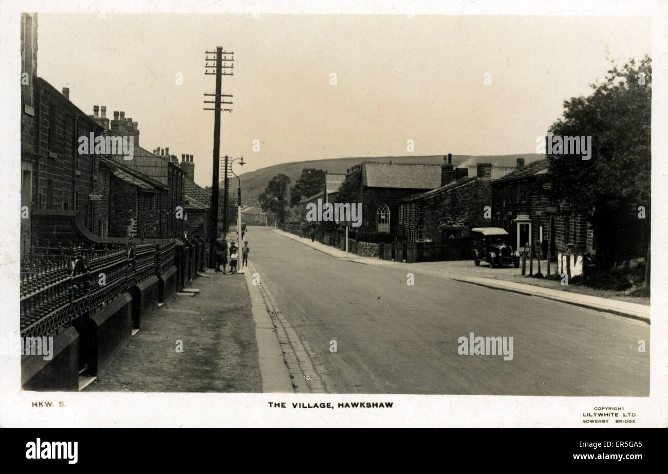The Village, Hawkshaw, Bury, near Bradshaw, Lancashire, England. 1920s