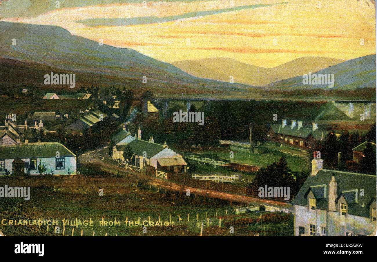 The Village, Crianlarich, Stirlingshire Stock Photo Alamy