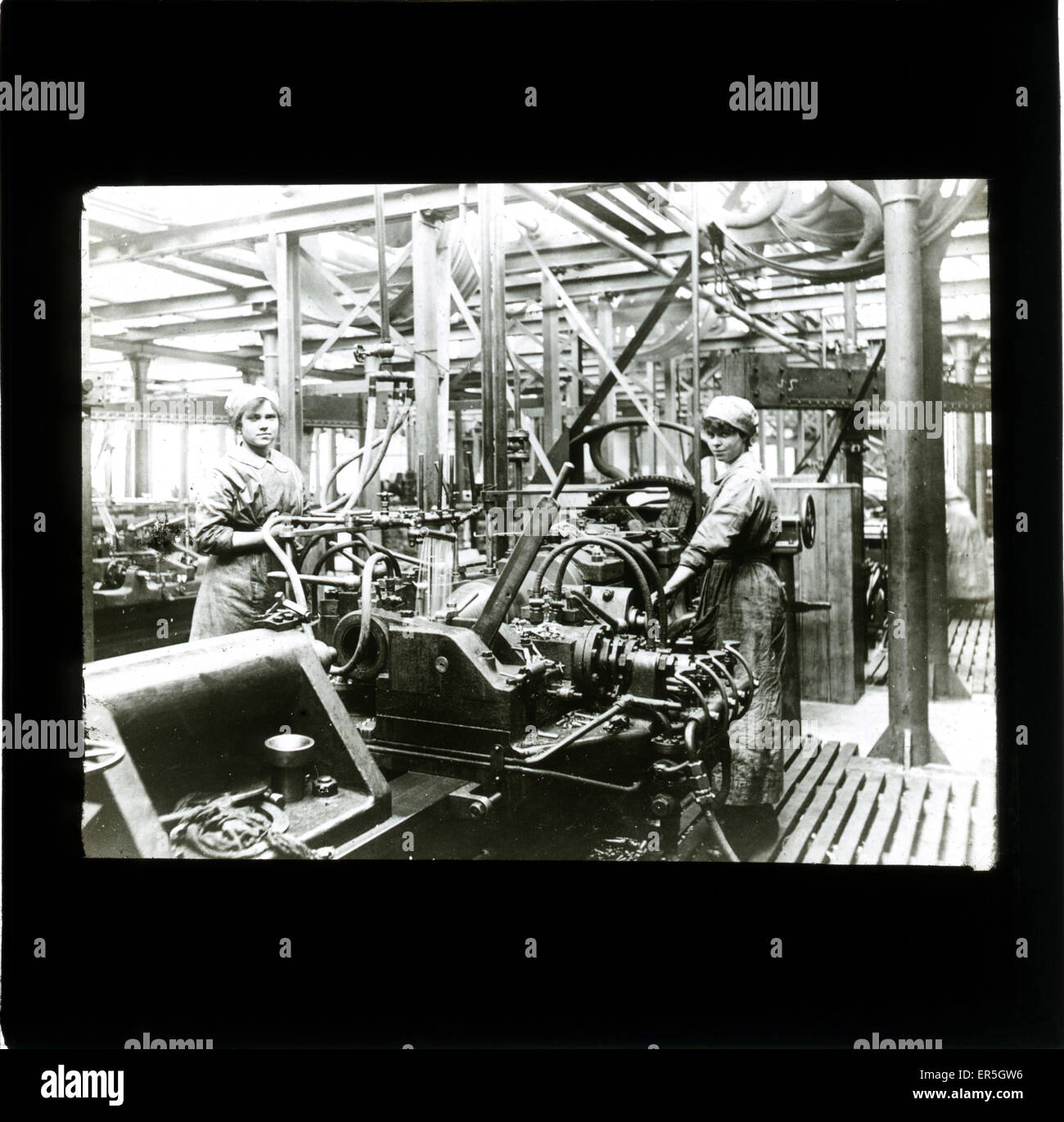 WW1 Munitions Factory Stock Photo
