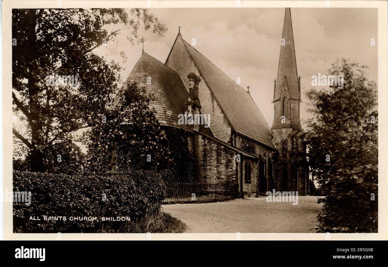 All Saints Church, Shildon, County Durham Stock Photo