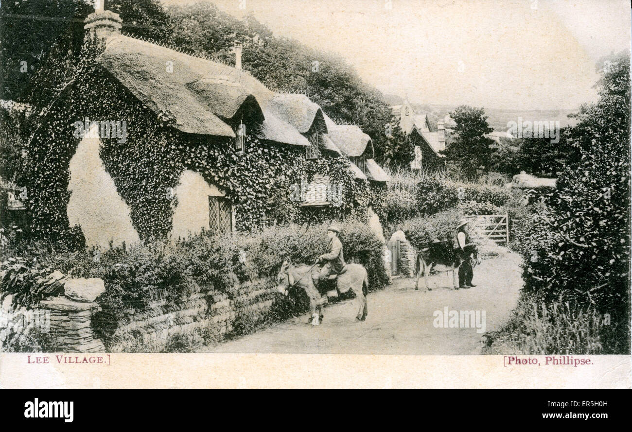 The Village, Lee, Devon Stock Photo