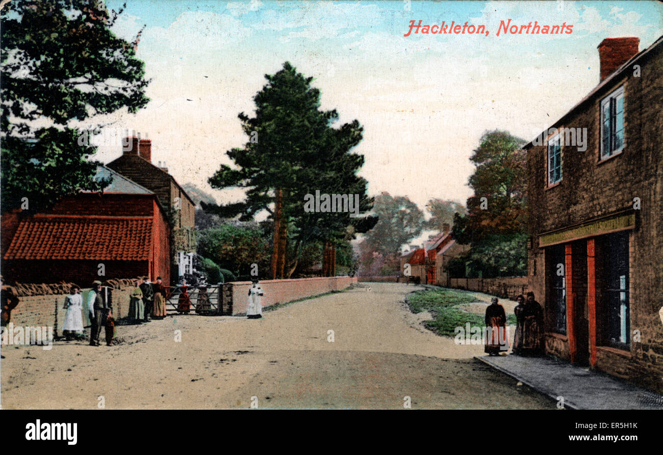 The Village, Hackleton, Northamptonshire Stock Photo Alamy