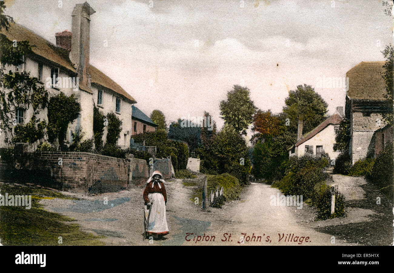 The Village, Tipton St John, Devon Stock Photo Alamy