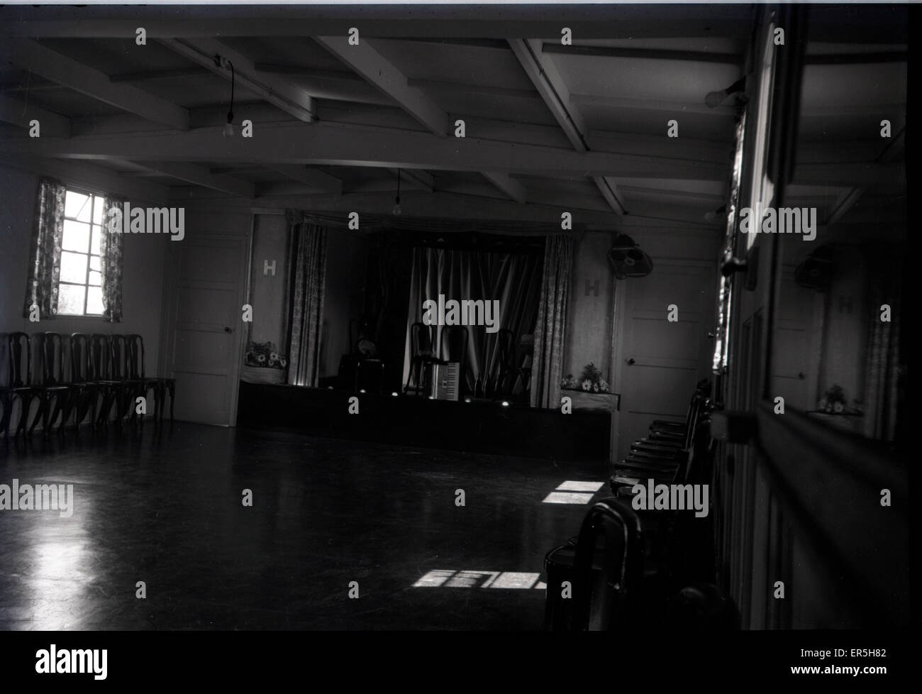 Village Hall Interior, Hullbridge, Hockley, near Southend on Sea, Essex