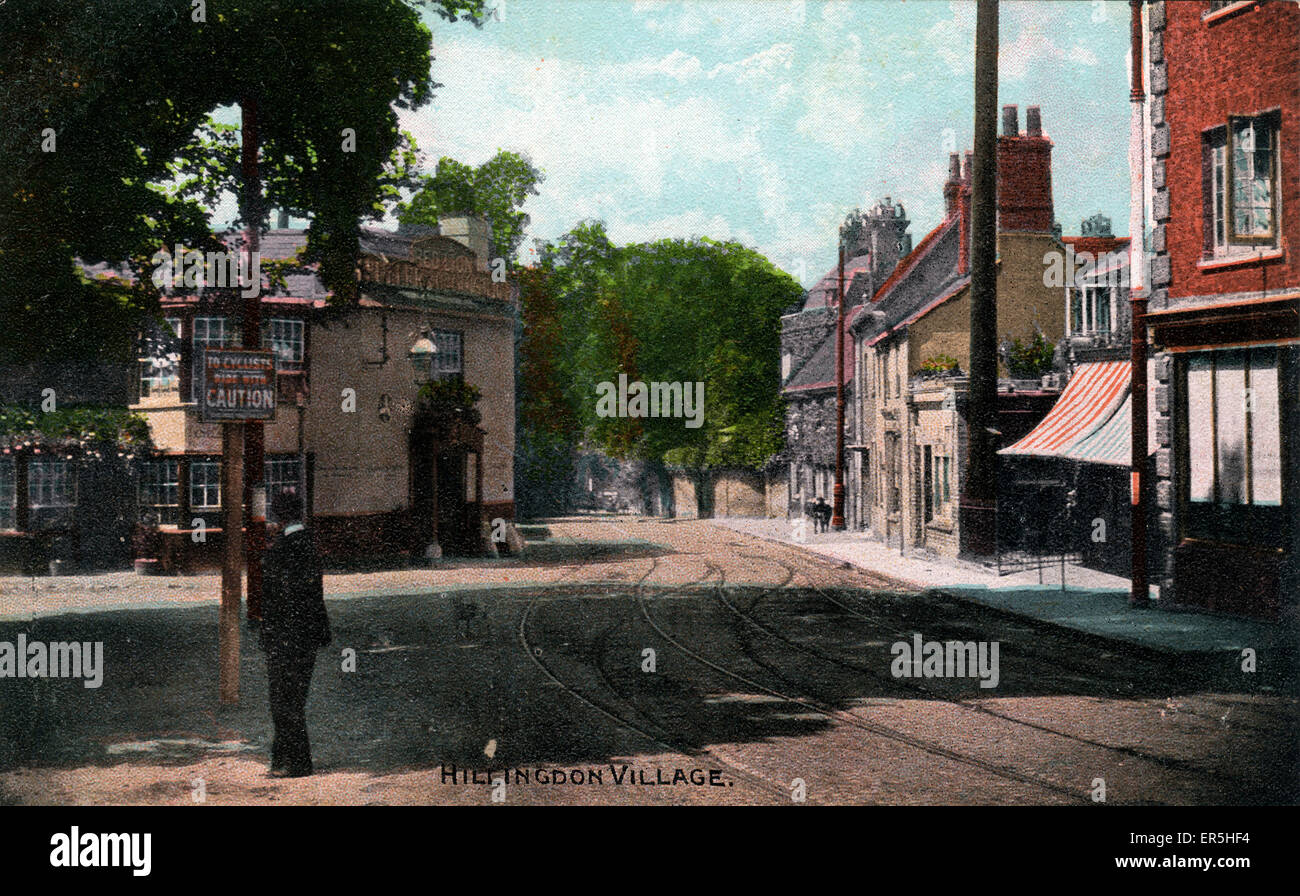 The Village, Hillingdon, Buckinghamshire Stock Photo