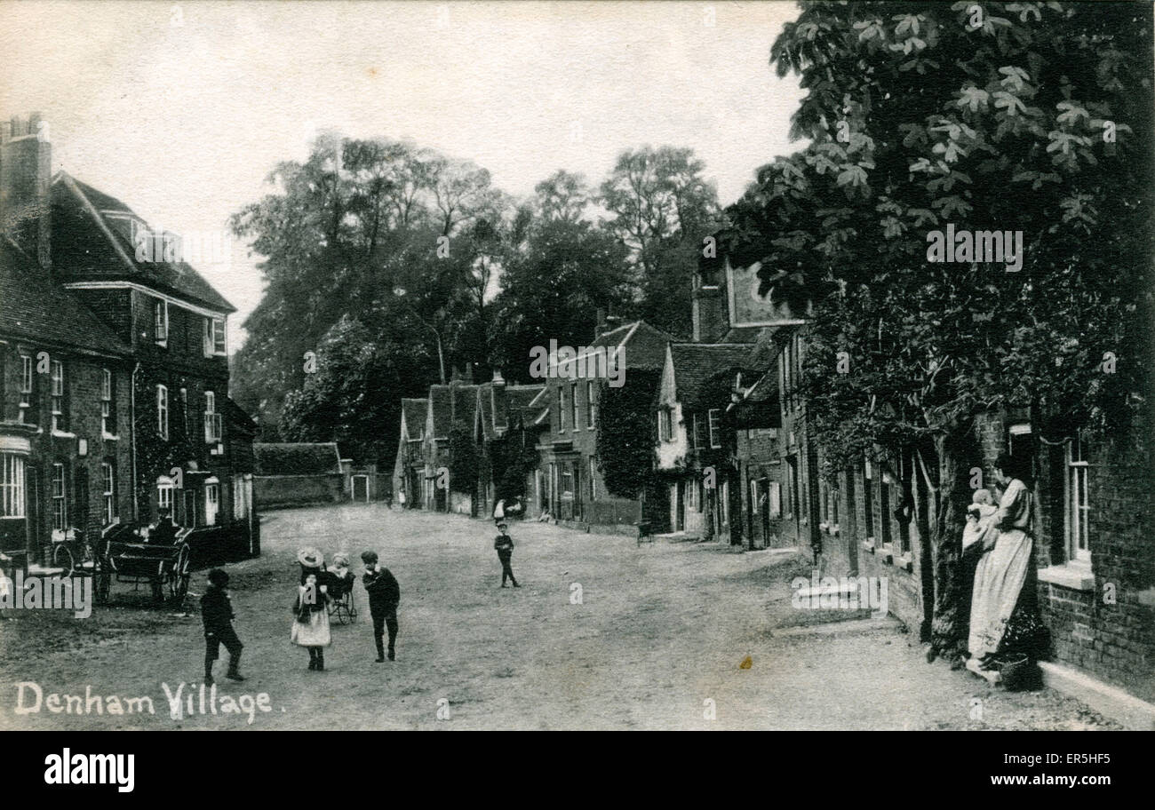 The Village, Denham, near Uxbridge, Buckinghamshire, England.  1910s Stock Photo