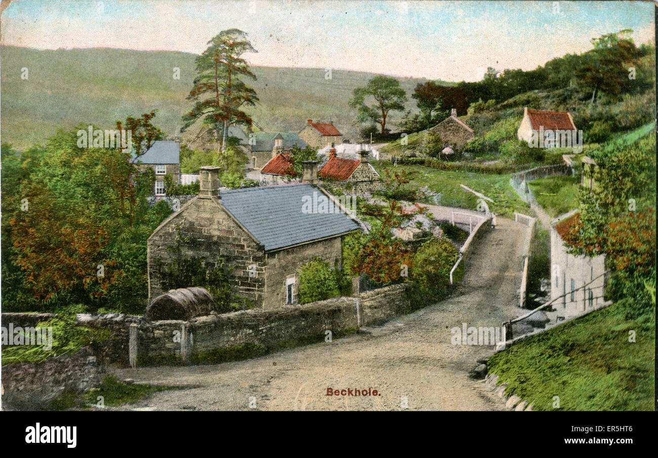 The Village, Beck Hole, Yorkshire Stock Photo - Alamy