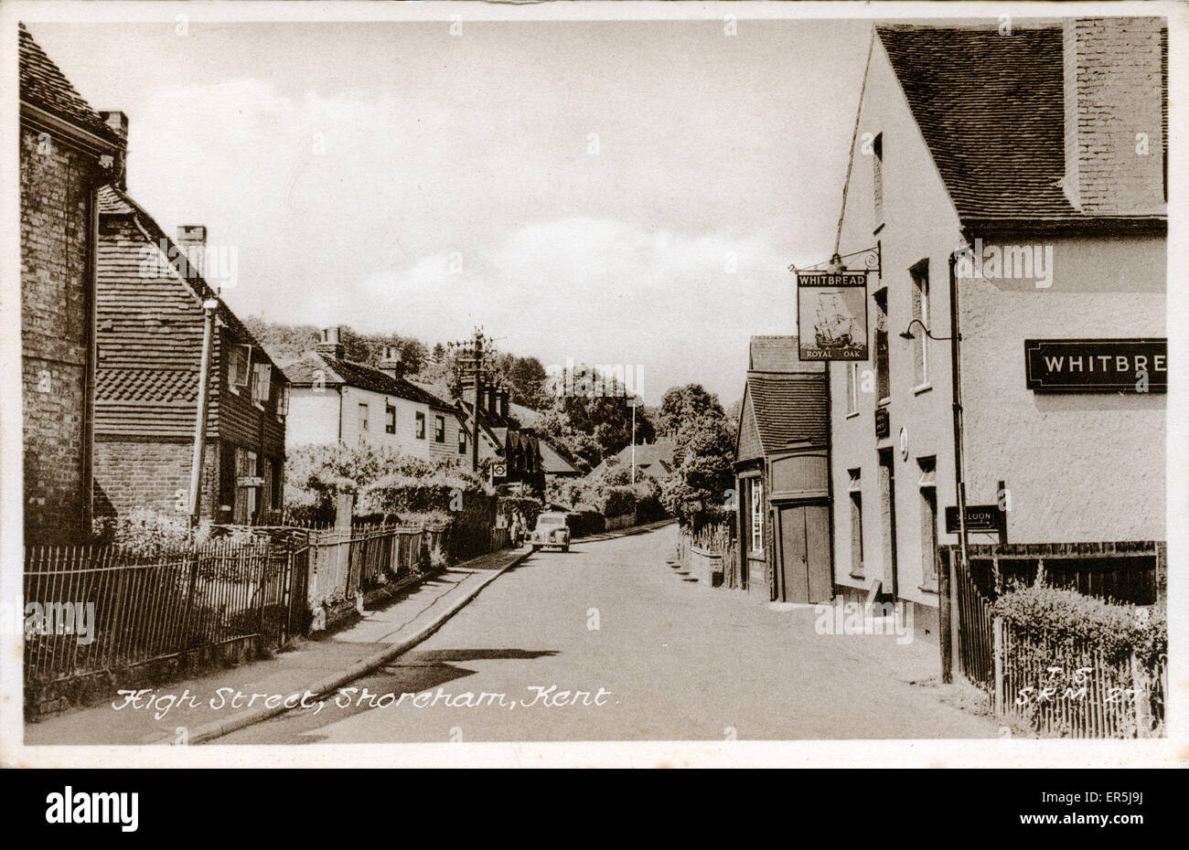 High Street, Shoreham, Sevenoaks, near Otford, Kent, England. 1910s