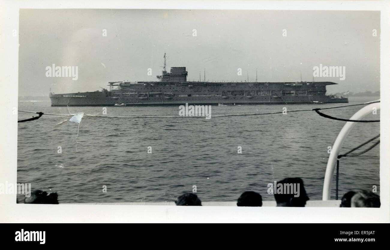 HMS Furious Stock Photo