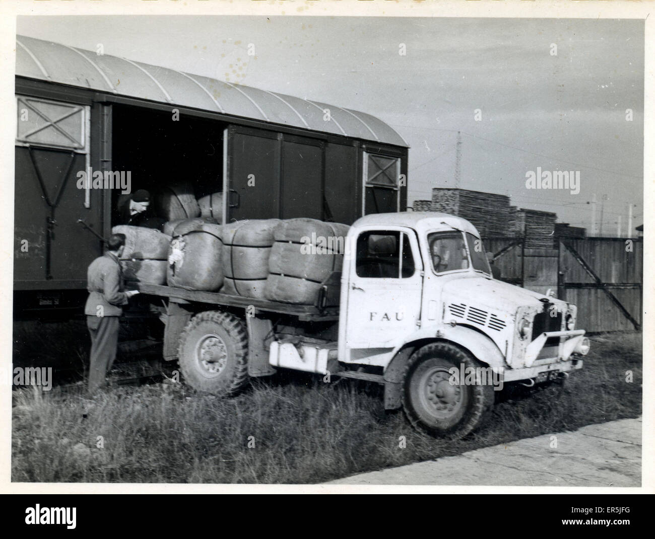 Friends Ambulance Unit (FAU) Vintage Lorry Stock Photo