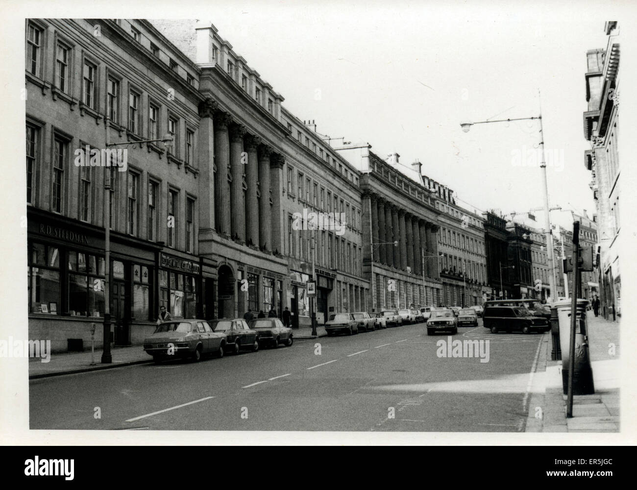 Grey Street, Newcastle-Upon-Tyne, Northumberland Stock Photo