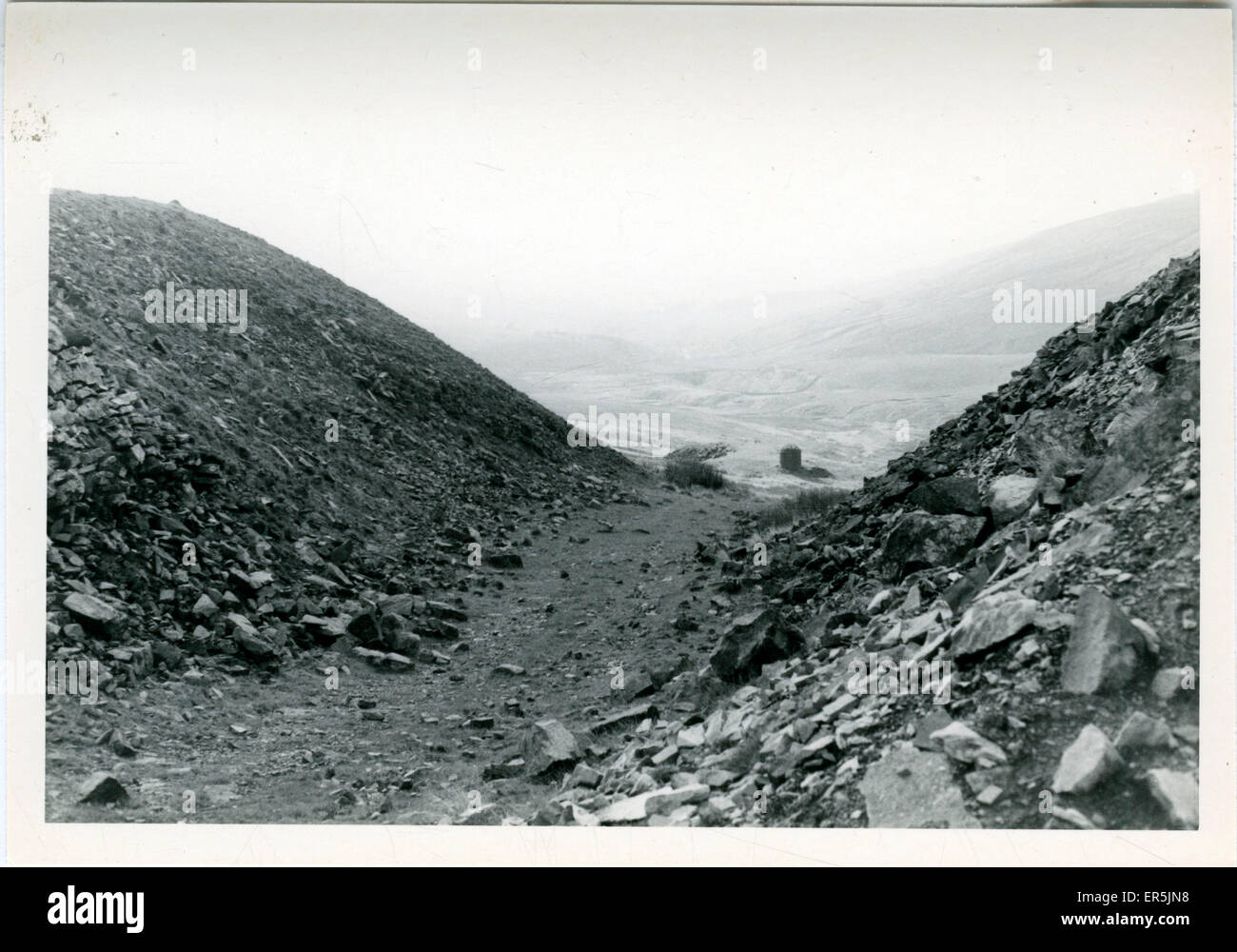 Settle-Carlisle Railway - Above Blea Moor Tunnel, Yorkshire Stock Photo