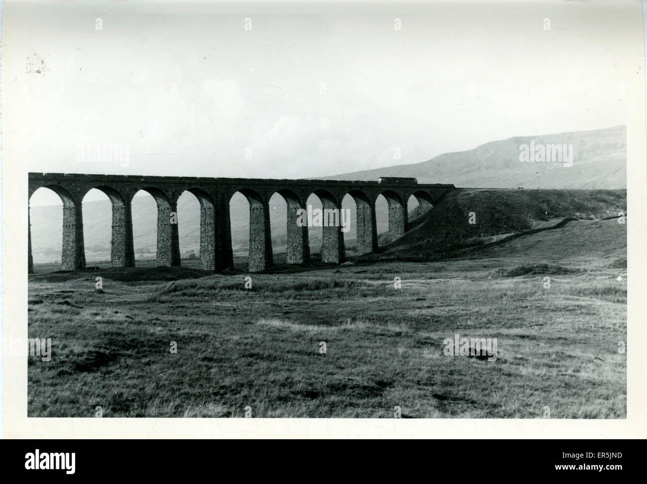 Settle Carlisle Railway Ribblehead Viaduct Near Dent Horton In