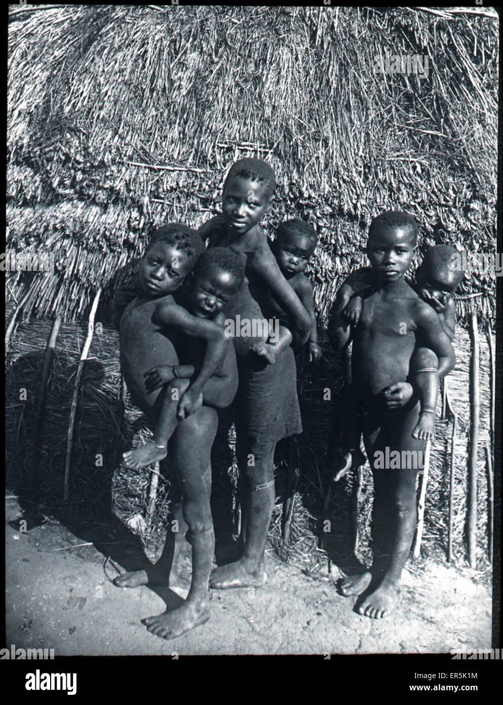 South Africa - Zulu Children Stock Photo