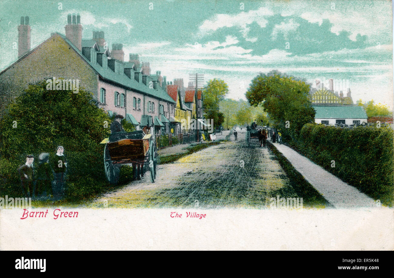 Hewell Road, Barnt Green, Bromsgrove, Worcestershire, England. 1904