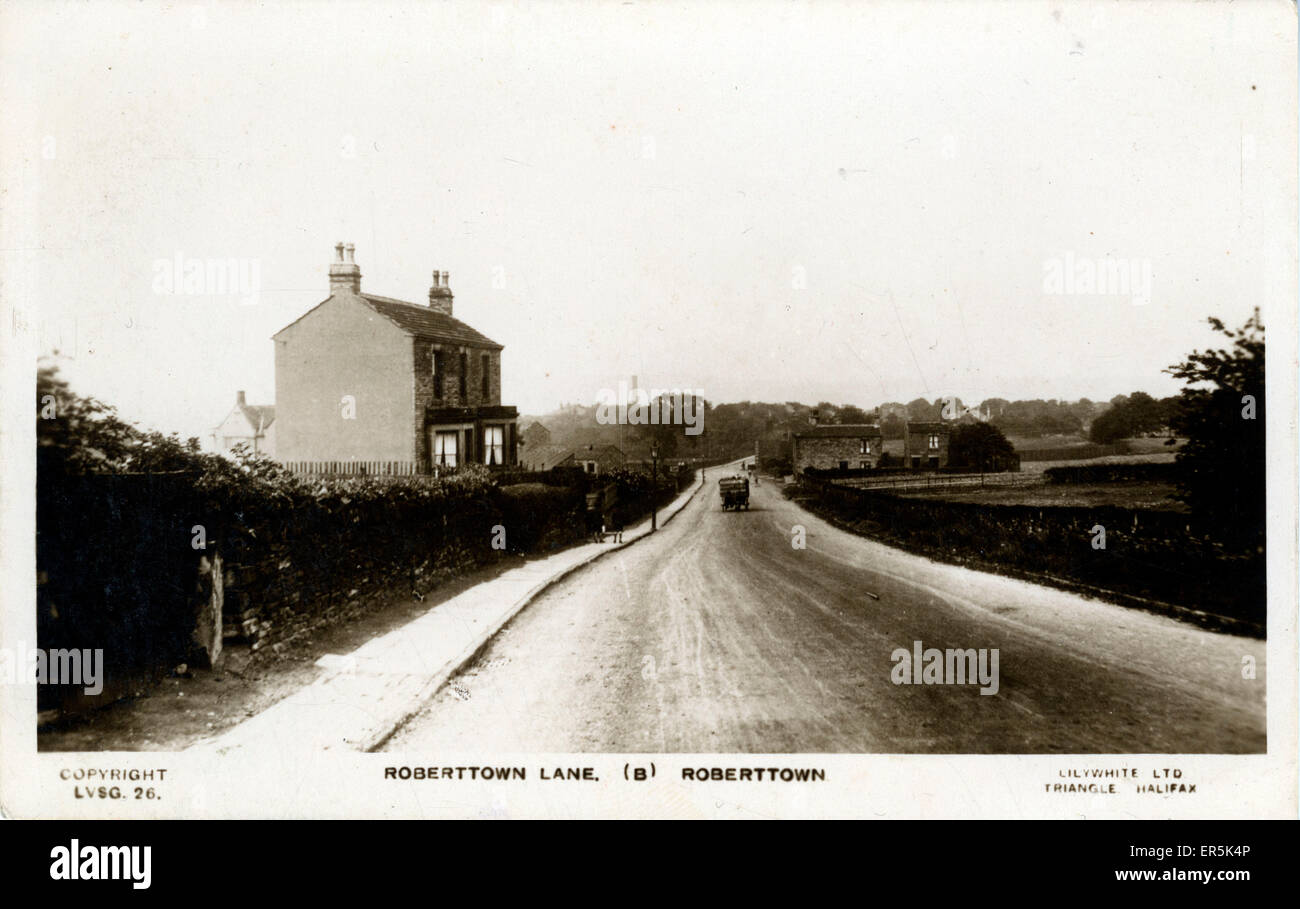 Roberttown Lane, Roberttown, Liversedge, near Mirfield, Yorkshire Stock Photo Alamy