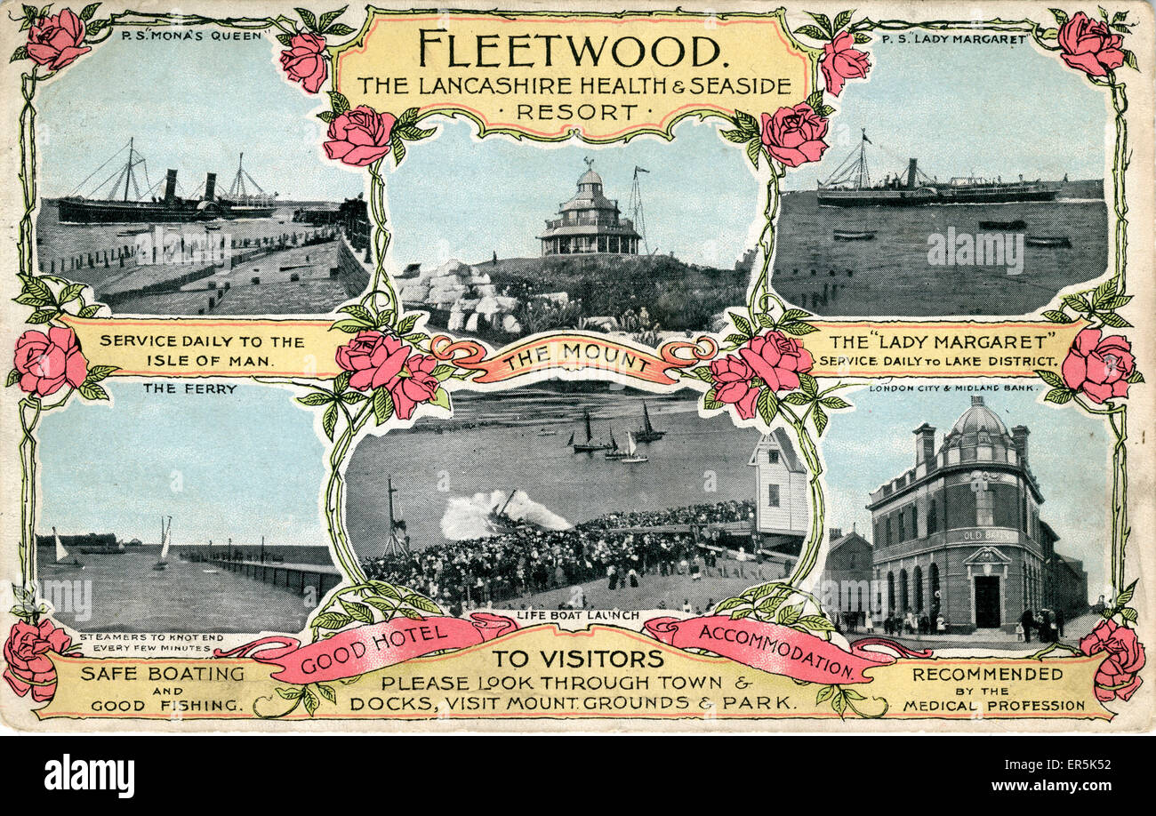 Multiview, Fleetwood, England Stock Photo