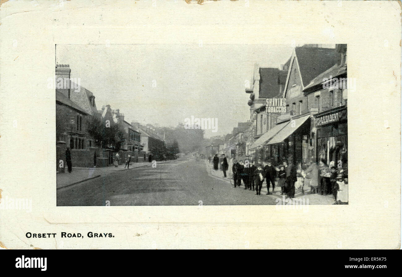 Orsett Road, Grays, Thurrock, Greater London, England.  1923 Stock Photo
