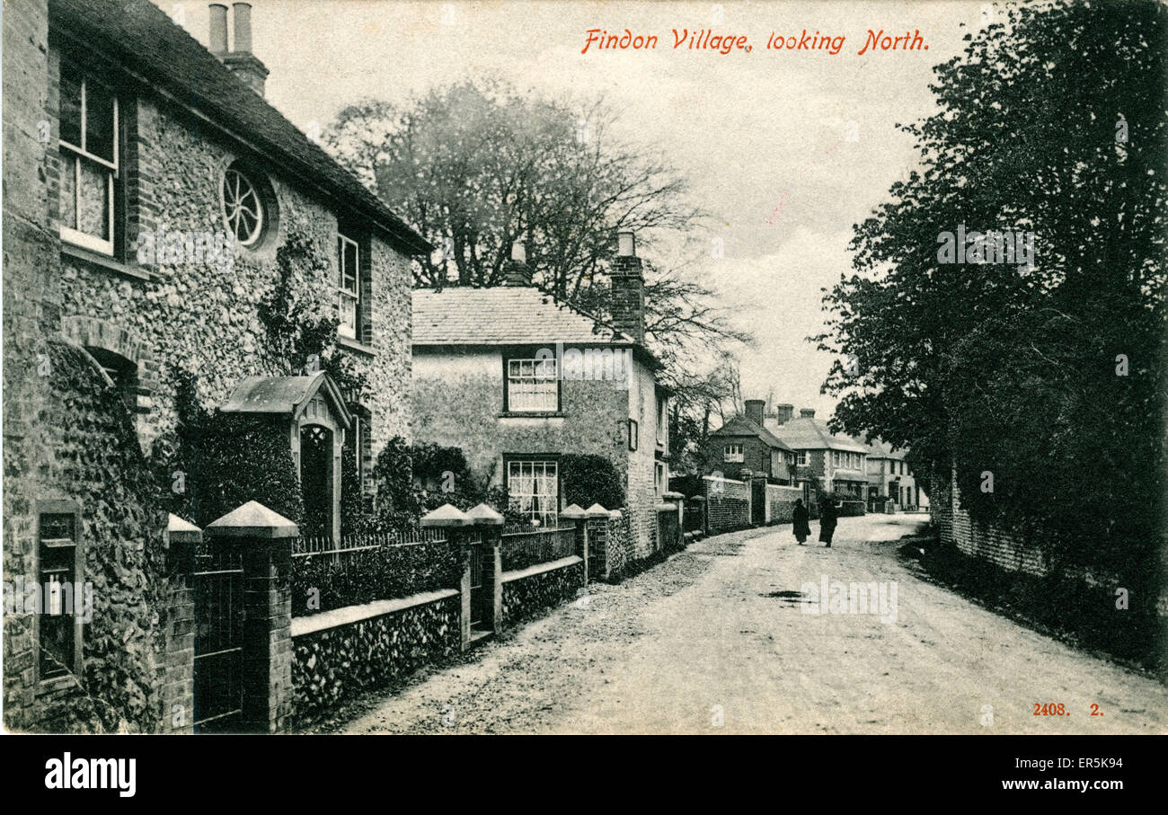 The Village, Findon, Worthing, England Stock Photo