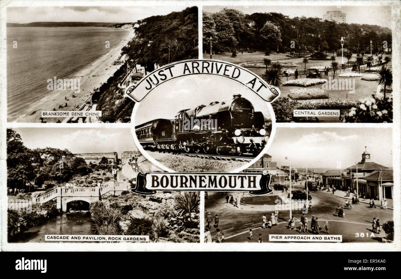 Mulitiview, Bournemouth, Dorset, England.  1952 Stock Photo
