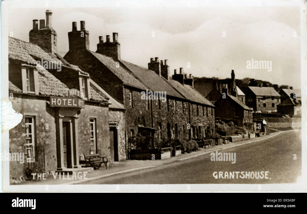The Village, Grantshouse, Duns, Scotland Stock Photo