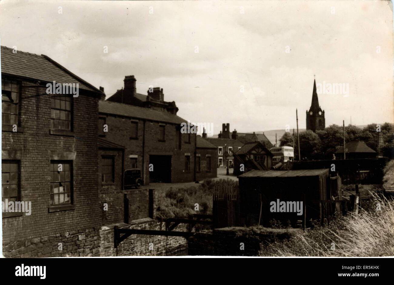 Peel Street, Littleborough, near Rochdale, Lancashire, England. 1946