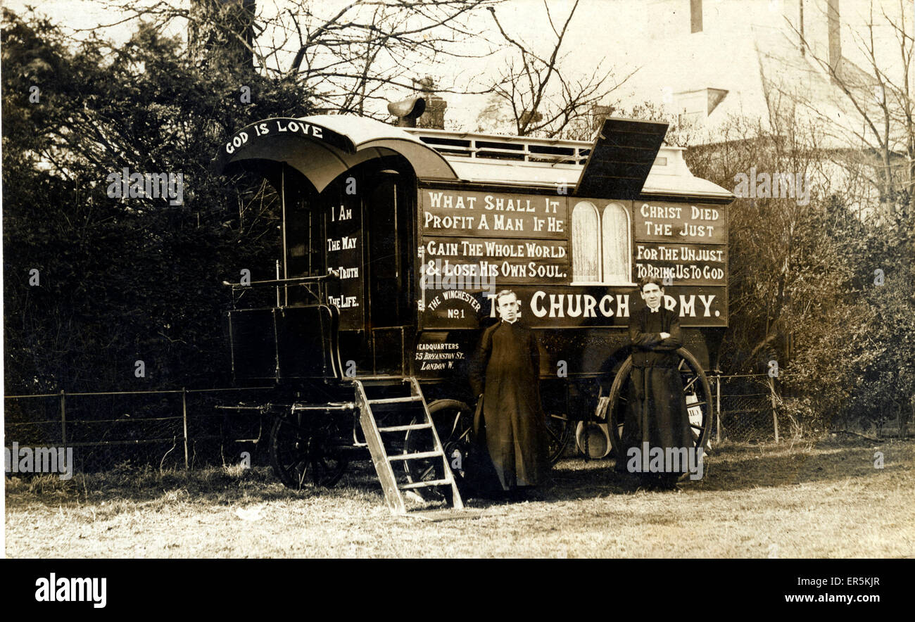 Vintage Caravan - The Church Army, Britain Stock Photo