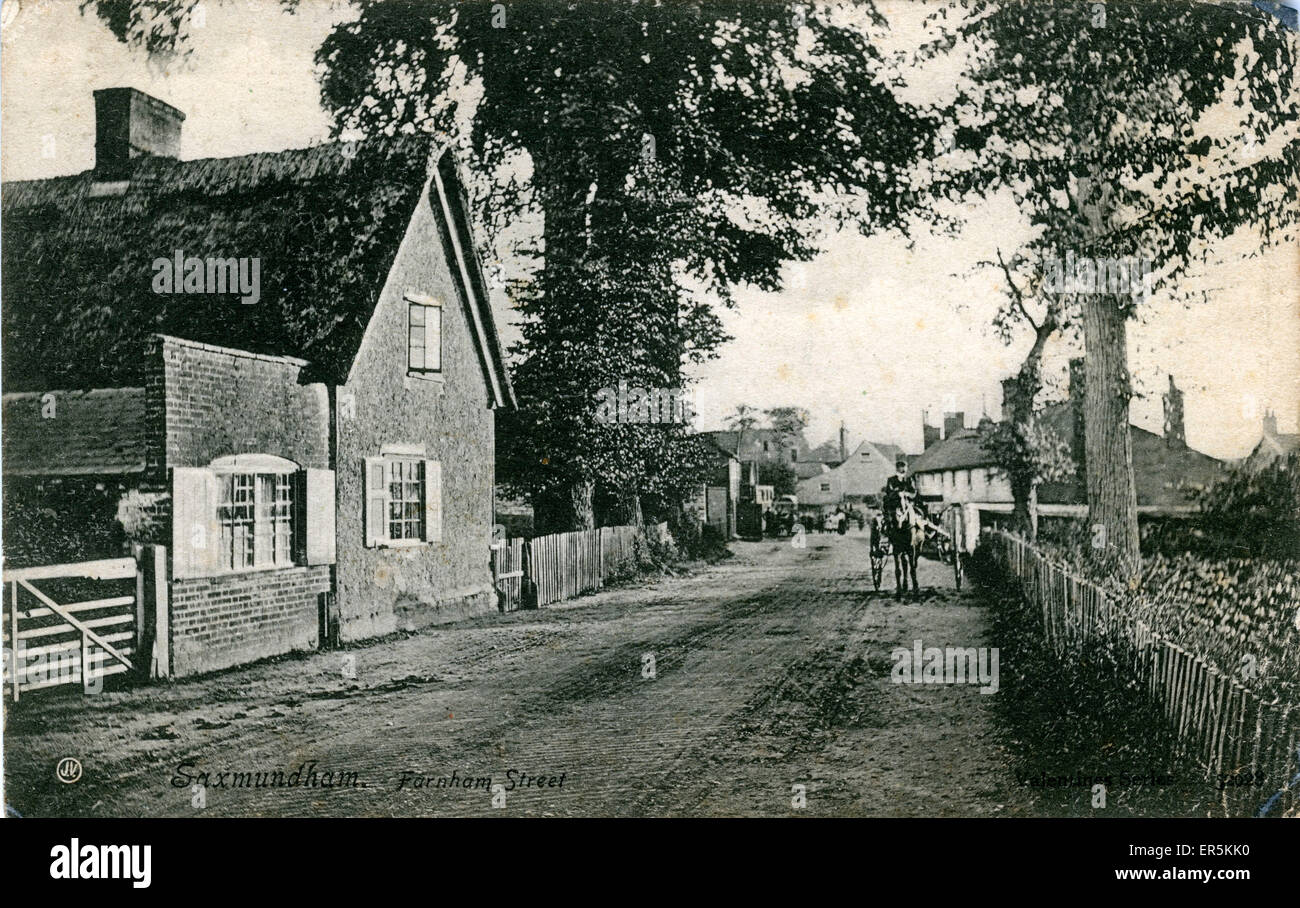 Farnham Street, Saxmundham, Kent, England. 1908 Stock Photo