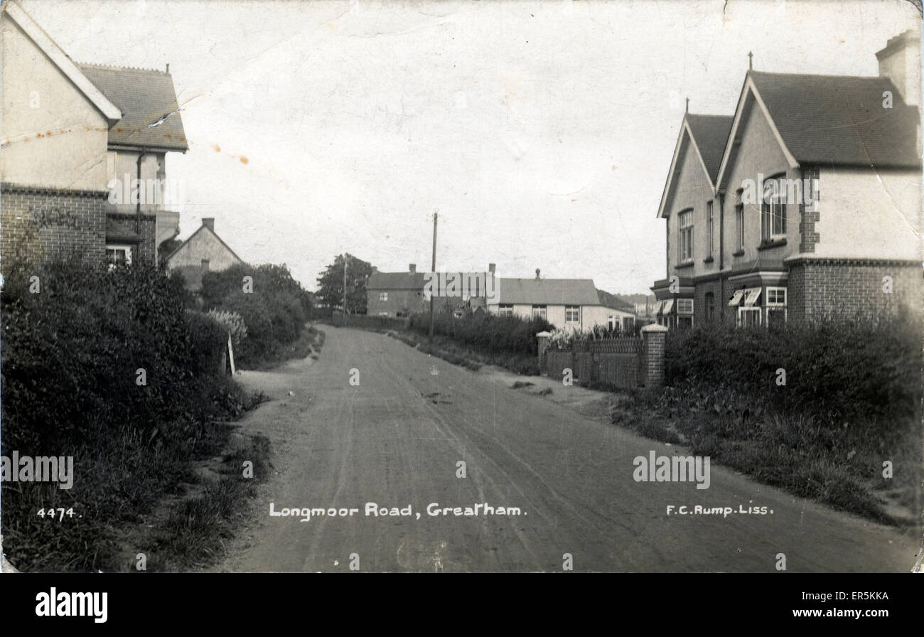 Longmoor Road, Greatham, Liss, England Stock Photo