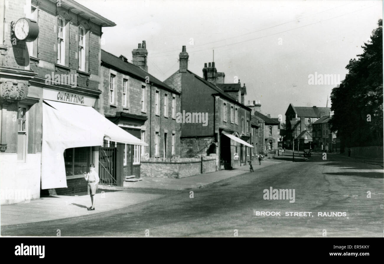 Brook Street, Raunds, Wellingborough, England Stock Photo Alamy