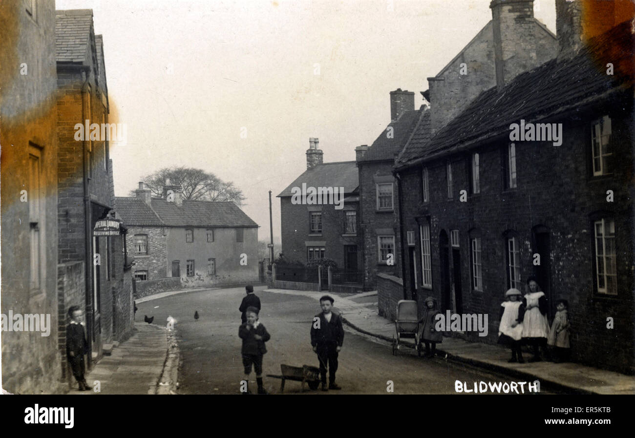 Main Street, Blidworth, Mansfield, England Stock Photo Alamy