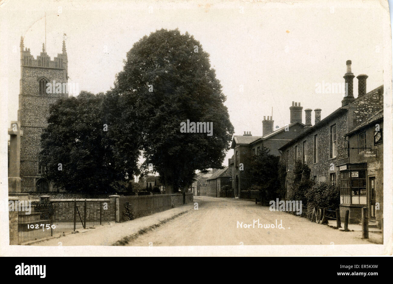 The Village, Northwold, Thetford, near Mundford, Norfolk, England. 1930