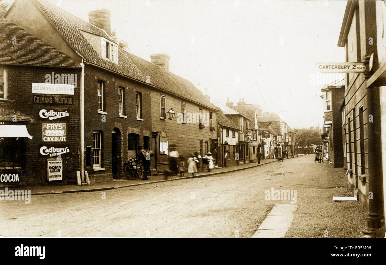 High Street, Sturry, Canterbury, England Stock Photo