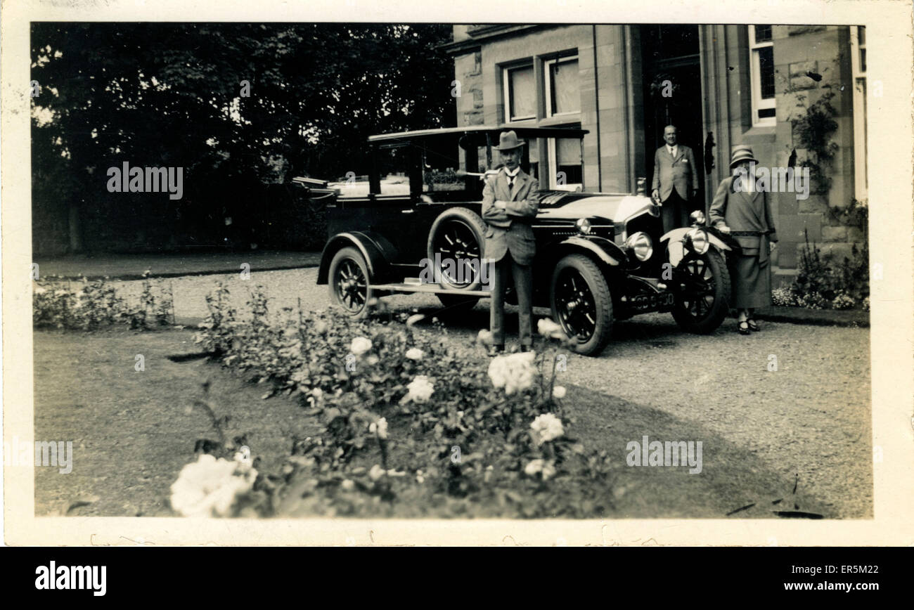 Crossley Landaulet Vintage Car, England. Blackburn registration