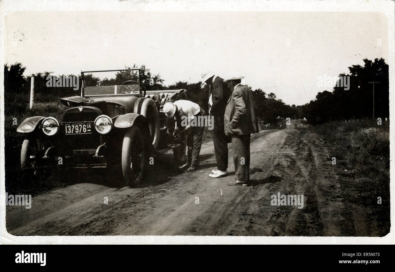 1915 Hudson Vintage Car Usa Iowa Registration 1920s Stock Photo Alamy