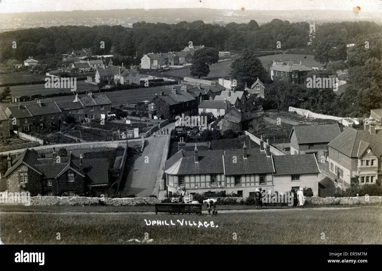 The Village, Uphill, WestonSuperMare, Somerset, England. 1910s Stock
