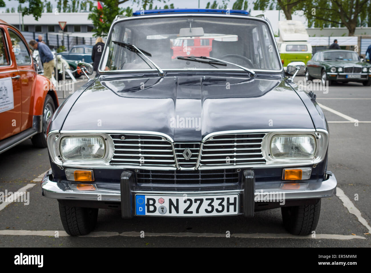 BERLIN - MAY 10, 2015: Large family car Renault 16TL. 28th Berlin-Brandenburg Oldtimer Day Stock Photo